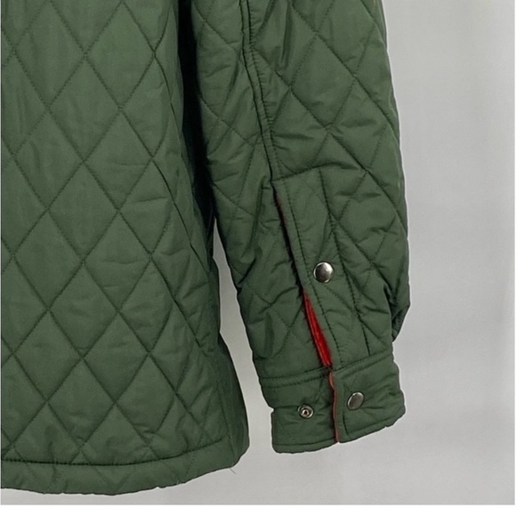 Hickey Freeman Quilted Lined Snap Button Multi Pocket Utility Barn  Jack… - Picture 7 of 11